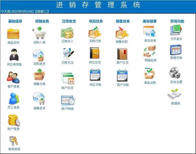 進銷存管理系統(tǒng) 采購銷售倉庫Excel明細(xì)表格商品貨物庫存管理軟件（倉庫進銷存管理系統(tǒng) excel版）
